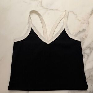 Source Unknown Black and White Camisole